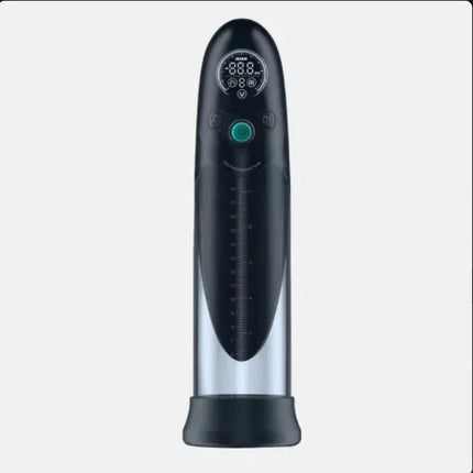 Automatic Waterproof Men Hydro Penis Pump Trainer with Clear Chamber, Removable Sleeve, Private Care Cup and One Touch Control