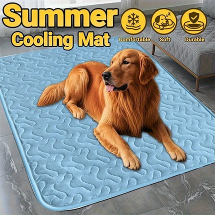 KEMORELA  Dog Cooling Mat Summer Lightweight And Easy To Clean Keep Pets Cool All Summer Long Medium And Large Dogs Pet Supplies