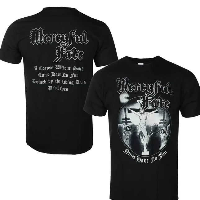 Mercyful Fate Graphic T-Shirt Casual Cotton Unisex Women Men Oversized Short Sleeve Fashion Casual Retro Street Y2k Hip Hop Tee