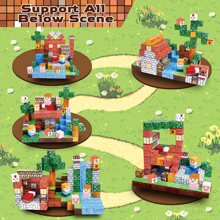 150 PCS Magnetic Tiles STEM Toys for Kids 3+, Educational Building Blocks Set, Creative Magnetic Construction Kit for Boys Girls