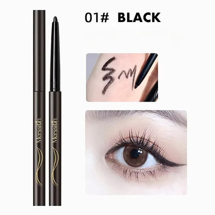 Merssitin Eyeliner Pen Waterproof and Non-smudge Durable Inner Eyeliner Pencil Lasting Gel Eyeliner Pen 6 Colors Option