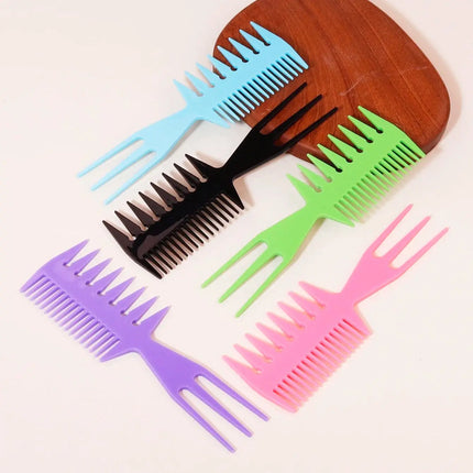 Double sided large teeth comb, anti-static curly hair styling, suitable for hair salons,special for real hair wigs