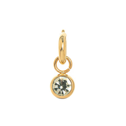 Minimalist Twelve Birthday Stone Light Luxury High Praise Palm Moon Tai Chi Planet Pendant Gold Plated Color Preserved