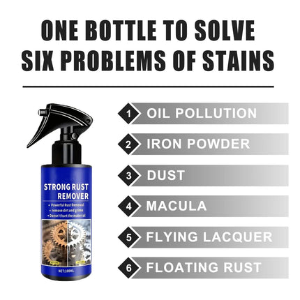 Clean Metal Iron Prowder Quickly Auto Exhaust Pipe Rust Derusting Spray Stain Removal Agent