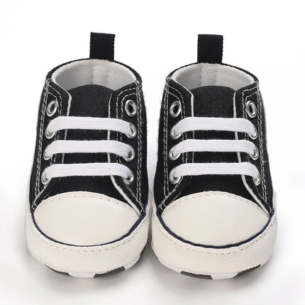 0-18 Months Newborn Baby Shoes Classic Fashion Casual Sports Shoes for Boys and Girls Non slip Soft Sole Walking Shoes