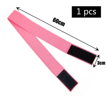 Fashion Hair Elastic Band For Wigs Adjustable Edge Scarf Elastic Headband With MagicTape for Women Lace Wigs