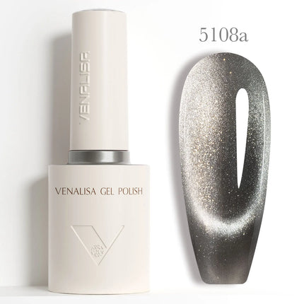 V6 VENALISA 10ml HEMA Free TPO Free Ultra Deep Red Cat Eye Magnet Nail Gel Semi-Permanent Soak Off UV LED Gel Varnish Nails