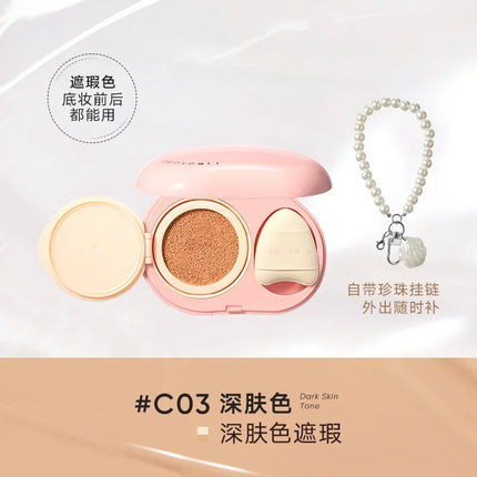 Judydoll Air Cushion Concealer Brightening Liquid Face Expansion Conceals Dark Circles Base Facial Makeup BB Cream