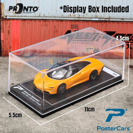 Postercars 1/64 Toy Car Model Lamborghini McLaren Bugatti Koenigsegg Pagani Aston Martin Diecast Vehicle Miniature Free Wheels