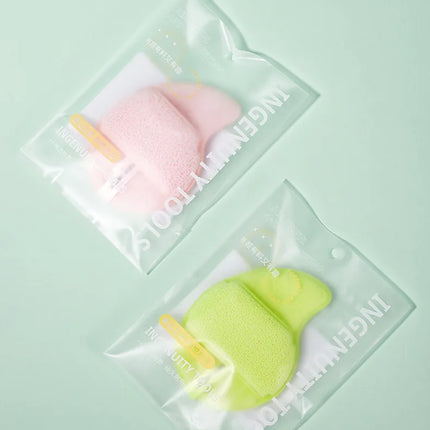 GECOMO Soft Thickened Facial Cleansing Puff Foaming Sponge for Deep Cleaning Gentle Face Wash Sponge