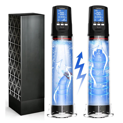 Automatic Penis Pump Suction Vacuum Male Masturbation Penis Extender Dick Erection Enhancement Trainer Adult Sex Toys