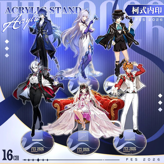 Game HoYo Yuanshen Impacting Nod-Krai     Arlecchino Wanderer Acrylic Standee Aino Lauma Flins Cartoon Accessory Cosplay Gifts