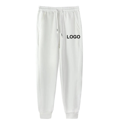 Customized 60% Cotton Sweatpants Men Fashion Personality Printed Relaxed Fit Trousers Womean Casual Elasetic Waist Joggers Pants