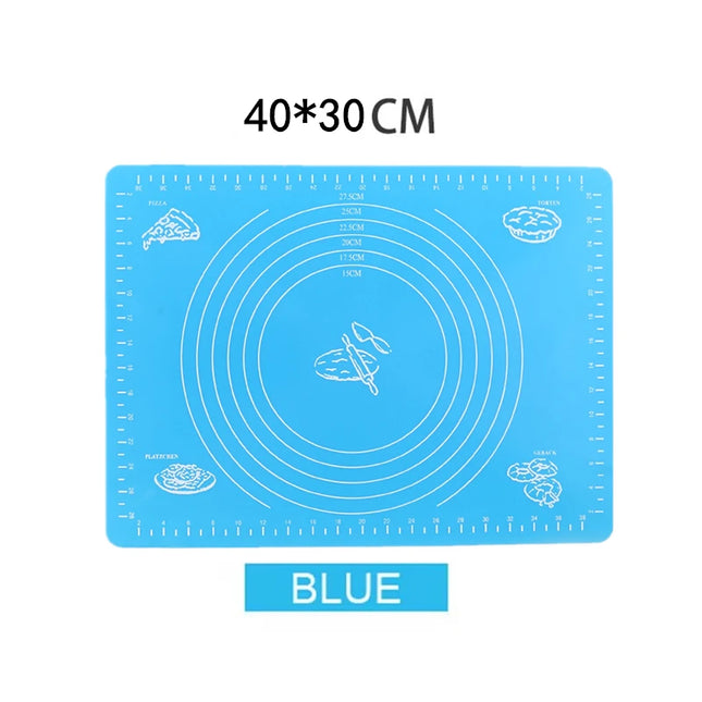 Silicone Baking Mat Kneading Dough Mats Pizza Cake Sheet Cooking Grill Gadgets Bakeware Table Pad Kitchen Pastry Accessories