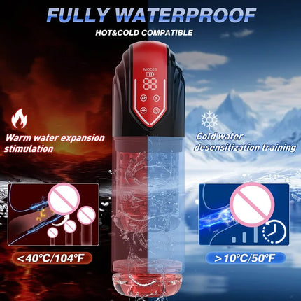 Automatic Male Rotate Mastubator Sucking Blowjob Machine Masturbation Cup Sex Toys Adult Goods for Men Masturbate Supplies