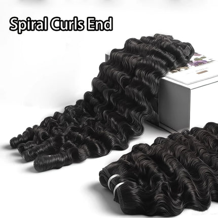 Burmese Curly Human Hair Bundles Human Hair Quality Deep Wave Raw Hair Weave Bundles Double Drawn Vietnamese Hair Extension