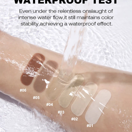 Long-Lasting Waterproof Liquid Foundation with Oil Control & Moisturizing, High Coverage Sweat-Resistant Concealer for Women,