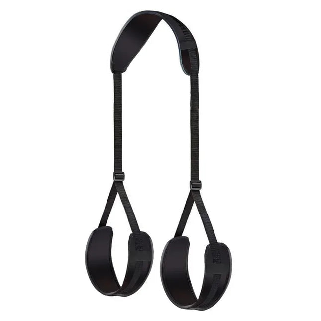 BDSM Open Thigh Sex Toy Kit for Adult Couples - Adjustable SM Slave Open Leg Sextoy with Erotic Game Bandage and Neck Pillow