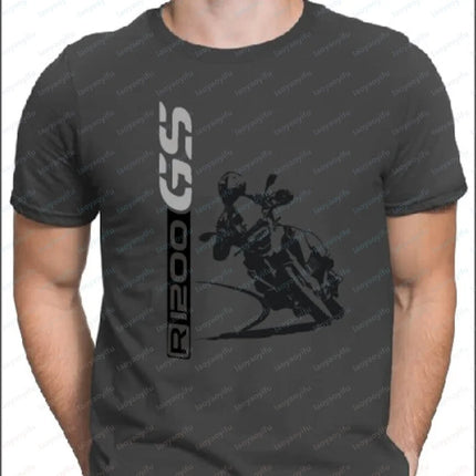For 1200 GS Fans T-SHIRT Motorrad Motorcycles Shirt R1200GS Graphic T Shirts Motorcycle Enthusiast cotton Short-sleeve tee tops