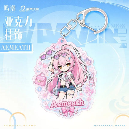 Wuthering Waves 2nd Anniversary Celebration Acrylic Stand Aemeath Denia LUUK HERSSEN Hiyuki Figure Stand Keychain Badge for Fans