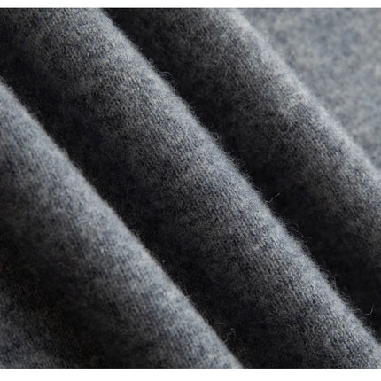 100% Merino Wool T-shirt Men's POLO Collar Short Sleeve Pullover 2025 Spring/Autumn New Fashion Knit Business Casual Sweater Tee