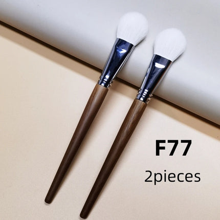 Natural Hair Blush Brush Face Highlighter Shadow Makeup Brushes Natural Goat Hairs Bronzer Pro Essential Cosmetic Tools