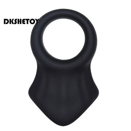 Soft Silicone Penis Ring Scrotum Bondage Cock Ring Sex Toys For Men Chastity Cage Testicle Bondage Lock Ring Adult Supplies