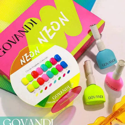 High-end Cream Milk 6pcs Gel Nail Polish Set 15ml Soak Off UV LED Gel Varnishes With Free Color Card For Nail Salon Lacquer 15ml