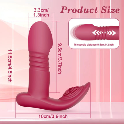APP Control Thursting Panties Vibrator Wearable Vagina Vibrator for Women G-Spot Clitoris Female Masturbation Sex Toy for Women