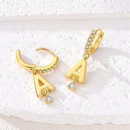 Women original 925 Silver Golden Glowing Firefly Stud Earring Bilayer Round Droplets Heart Gold Hoop Earrings Party Jewelry Gift