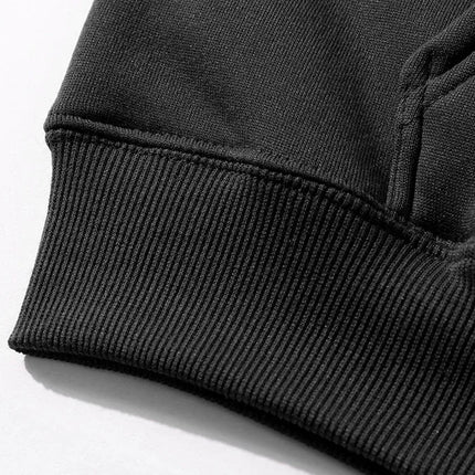 Y2K Gray Sports Hoodie Retro Smoke Print Sweater Men Women New Fashion Vintage Classic Hip Hop Streetwear Clothing Loose Jacket