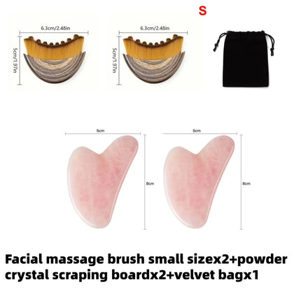 Facial Drainage Massager Lymphatic Contour Face Brush,chin &jawline Sculpting ergonomically Designed To Fit The Skin Precisely