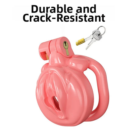 Breathable Resin Male Chastity Cage Anti Removal Anti Cheating 4 Size Rings Abstinence Lock Bondage Toys for Men