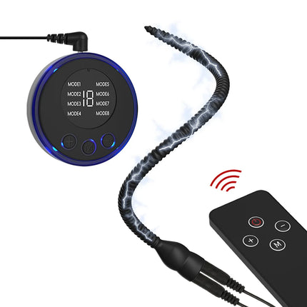Silicone Penis Plug E-stim Electric Shock Urethral Catheter Dilator for Men's Electric Sex Stimulation BDSM Masturbator Toys 18+
