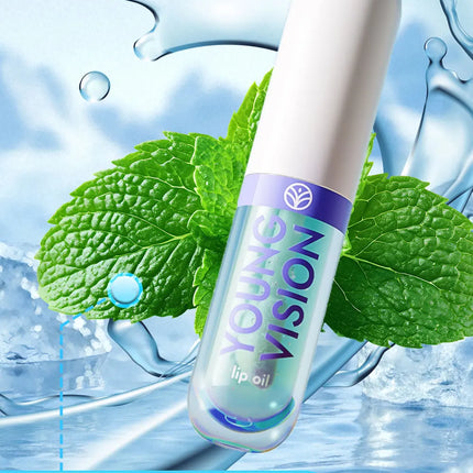 YOUNG VISION 6-Color Refreshing Fruit Flavored Moisturizing Lip Oil Set Colorful, Hydrating, and Moisturizing Lip Gloss