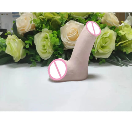 GOFLYING STP Packer Wholesale Ultra Soft Realistic Short Small Dildo Dress Male Genitalia Transgender Ftm Prosthetics Penis