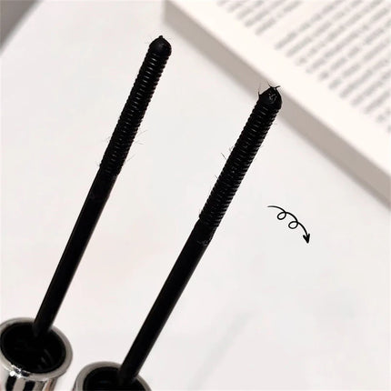Silver Silk Fiber Matte Mascara Makeup Ultra-Fine Brush Lengthens Eyelashes Waterproof Fast Dry Eyelash Extension Mascara Makeup