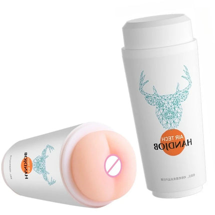 Discreet Milk Tea Cup Male Masturbator, Portable Reusable Pocket Pussy, Design for Privacy Travel-Friendly Adult Toy for Men 18+