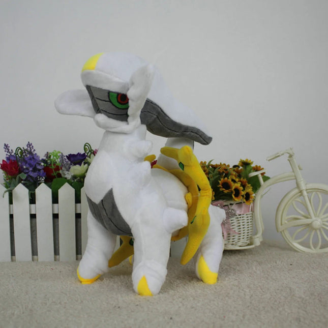 25cm Arceus Sitting Cuties Plush Anime Plush Toy Stuffed Animals Soft Plush Gifts Doll for Kids Birthday