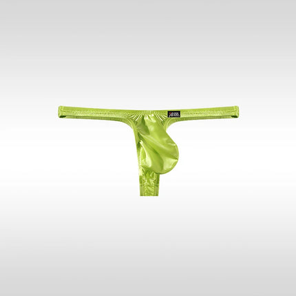Men's Underwear Thong Ultra-Thin Ice Silk Breathable Sexy Low-Rise T-Back Stretch-Fit Under