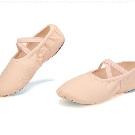 Women Ballet Shoes Girls Dance Slippers Split Sole Gymnastics Yoga Dancing Shoes Canvas Children Adult Ballerina Shoes