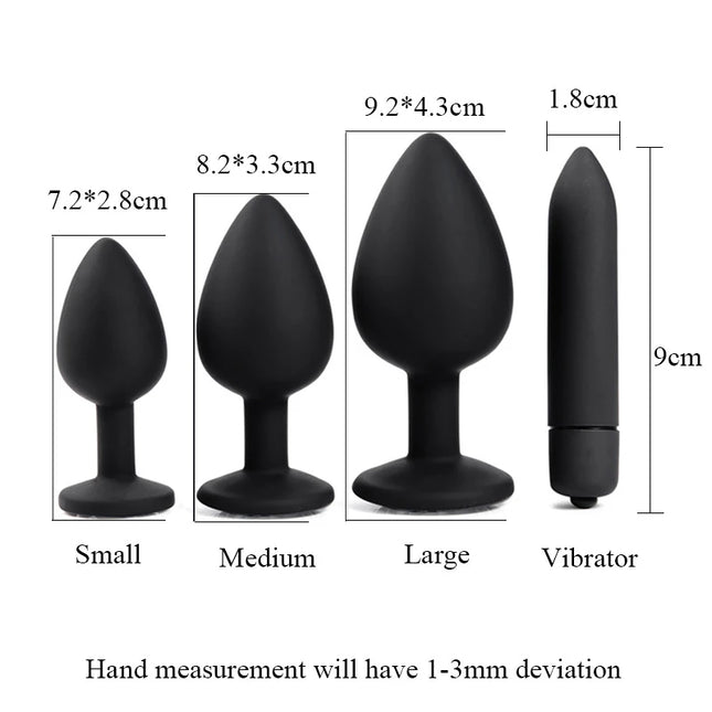 Prostate Massager Anal Butt Plug Anus Expandable BDSM Bondage Sex Buttplug Erotic Accessories No Vibrator Sex Toys For Women