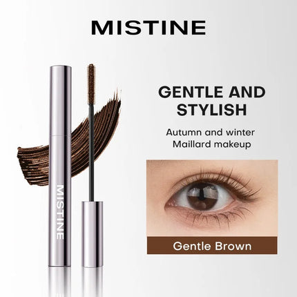 Mistine Waterproof Mascara 24-Hour Curling Lifting Lengthening Mascara No Clump Smudge-Proof Black Mascara 5g 1  Count