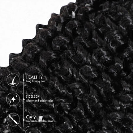 Deep Wave Bulk Human Hair 30 Inch 2 Bundles Human Hair 100g Brazilian Braiding Hair For Women Boho Braids Human Hair Bundles