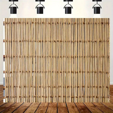 Bamboo background flag background photography wall, very suitable for live streaming background and party decoration