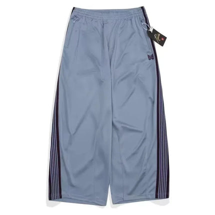 Embroidery Loose Wide Leg Pants Men Women Casual Loose Fit Long Trousers Comfortable Breathable Cotton Youthful Style