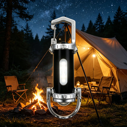 Mini Keychain Light Multi-Functional Portable Outdoor Hook Pocket Floodlight Flashlight - Durable LED Lighting Tool