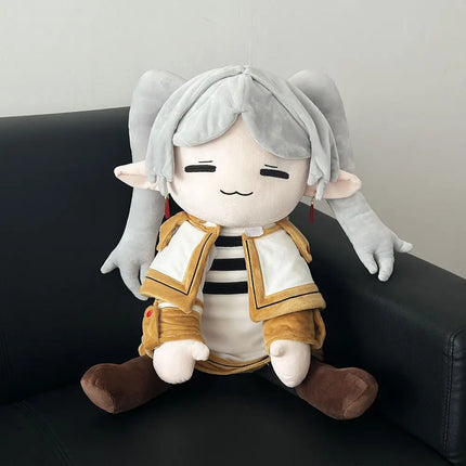 75cm At The Funeral Elf Frieren Frieren Plush Cotton Stuffed Kawaii Figures Anime Peripheral Desktop Decoration Kids Toys Gift