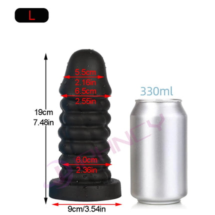 S-XXXL Huge Anal Dildos Soft Silicone Butt Plug Big Anal Plug with Suction Cup G-spot/prostate Massage 18+ Masturbate Sex Toys