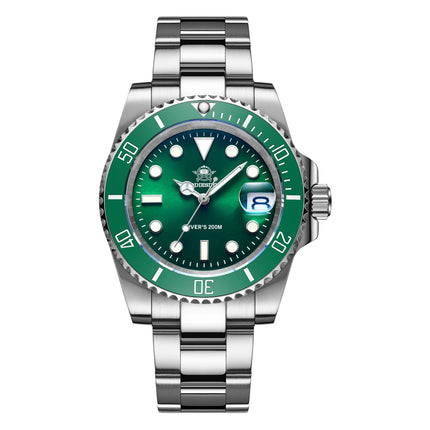 ADDIESDIVE Stainless Steel Watch Men's European and American Business Leisure Quartz Watch Waterproof Outdoor Sports Watch